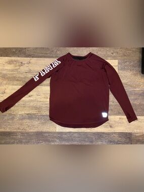 PINK Victoria's Secret Burgundy Long Sleeve Top